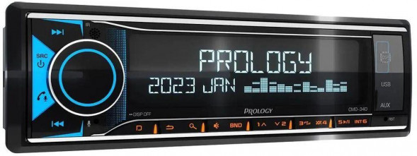 Автомагнитола PROLOGY CMD-340 1DIN 4x55Вт v4.2 AUX ПДУ RDS (PRCMD340)
