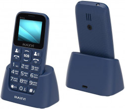 МОБИЛЬНЫЕ ТЕЛЕФОНЫ СТАНДАРТ GSM MAXVI B110ds blue