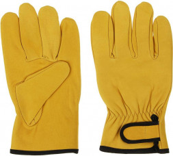 Перчатки INBLOOM PROF+ Перчатки садовые кожаные, р10., 23см, 90г (180-016)