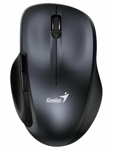 GENIUS Мышь беспроводная Ergo 8200S /бесшумная/1200 dpi/BlueEye/5 кнопок/USB-приемник/2,4 ГГц/батарея AA/железно-серый (31030029401)