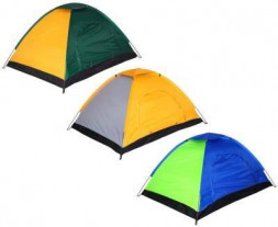 Палатка 4-мест РУССО ТУРИСТО Палатка 4-мест, стандарт, 190х190х130см, нейлон 170T, дно оксфорд 210D (122-050)