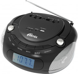 Магнитола RITMIX RBB-030BT black-silver