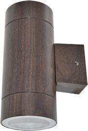 Светильник накладной влагозащищенный ECOLA FW53B2ECH GX53 LED 8013A 2*GX53 темное дерево