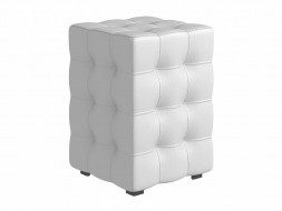 Пуф BONMEBEL Пуф Модерн-2 мини кожзам гольф белый (1 пак.)