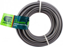 Леска СИБРТЕХ Леска для триммера круглая, армированная алюминием, 3.0 мм х 10 м, Россия