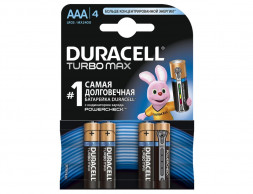 Элементы питания DURACELL LR03-4BL TURBO (Б0014051)