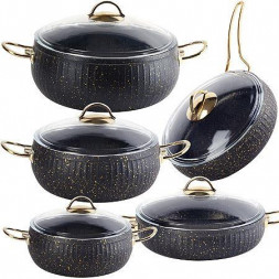 Набор посуды 10пр MAYER&BOCH 40435 10пр 3+3+4+4,5+7 л