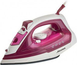Утюг АКСИНЬЯ КС-3005 белый с малиновым