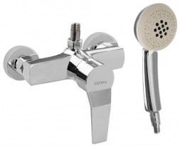 Смеситель для душевой кабины САТУРН 48003 Смеситель в душевую кабину с гибким шлангом, шаровый, 40 мм