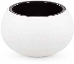 Кашпо АЛЬТЕРНАТИВА М8728 Жемчужина 7л (белый)