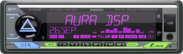 Автомагнитола AURA INDIGO-879DSP USB-ресивер