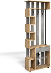 Прихожая БИТЕЛ ПРИХОЖАЯ МИНИ МЛ-1 (ДУБ ЗОЛОТОЙ КРАФТ/АТЕЛЬЕ СВЕТЛОЕ)