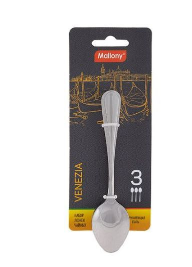 Набор ложек MALLONY Набор ложек чайных VENEZIA, 3 шт (007228)