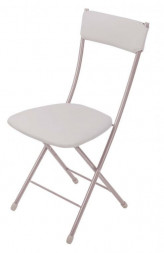 Стул NIKA Стул складной &quot;Ника 1М&quot; с мягкой спинкой (ССН1М/4 бежевый/серый)