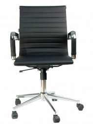 Кресло EVERPROF Leo T экокожа черный