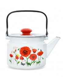Чайник ЭСТЕТ Чайник ЭТ-75004 &quot;Красные маки&quot; 1.5л *8