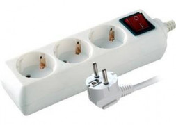 Удлинитель VOLSTEN (9327) S 3x1.5-ZDV (3 гн. 1,5м., 16А, 2200 Вт.)