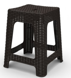 Мебель из пластика INGREEN ING6181ГШК RATTAN табурет квадратный горький шоколад