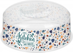 HOMVER Bergamo Терраццо D250мм с декором (бесцветный) 223134301/00