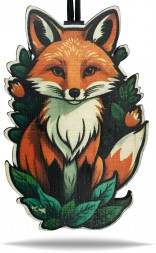 Ароматизатор AROMA BAR подвеска цветная ?Лиса сказочная? в крафтовой упаковке с мини-брелоком 49340