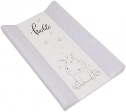 Доска пеленальная POLINI Доска пеленальная Polini kids Бегемотик, для детских кроватей, серый (1кор)