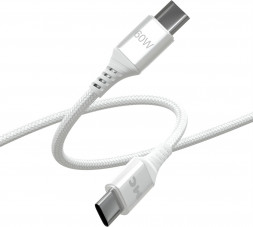 Кабель MORE CHOICE (4620202554079) K69aa USB 3.0A PD 60W для Type-C Type-C - 1 м , белый