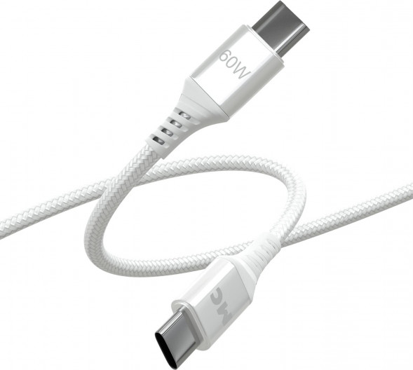 Кабель MORE CHOICE (4620202554079) K69aa USB 3.0A PD 60W для Type-C Type-C - 1 м , белый