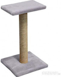 РЫЖИЙ КОТ Когтеточка с полкой-лежанкой 30*30*54 см (104778)