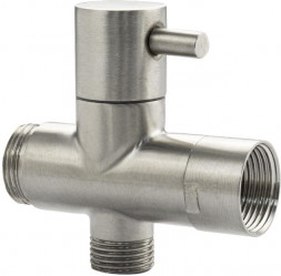 Дивертор к смесителю МАГНУС 7123 Дивертор к смесителю в ванную из нержавеющей стали, металлокерамика