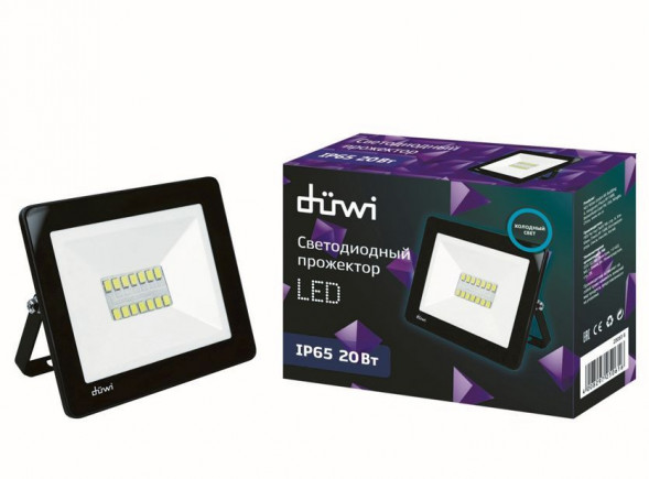 Прожектор светодиодный DUWI 25061 6 20W/6500K