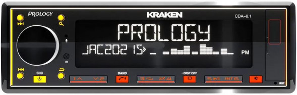 Автомагнитола PROLOGY CDA-8.1 KRAKEN 8x65Вт
