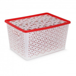 АЛЬТЕРНАТИВА М8208 Корзина "С Новым годом " 380х285х210мм (уп.7)