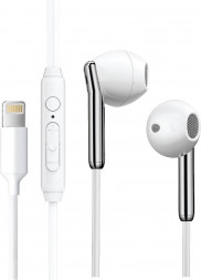 AKSBERRY (6900328310017) Y3 с микрофоном Lightning, белый