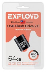 USB флэш-накопитель EXPLOYD EX-64GB-640-Black
