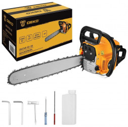 Бензопила DEKO DKCHS 52-20, 3,1 л.с., 52 куб.см, 20 065-1224