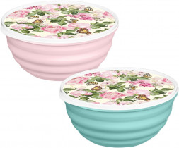 HOMVER Latina Розовый сад 3,2л с крышкой с декором (микс) 223111990/00