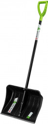 Лопата PALISAD Лопата для уборки снега, полипропилен, 535х375х1400, стальной черенок, BASE 61493