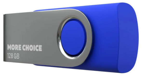 флэш-накопитель MORE CHOICE (4610196407697) MF128-4 USB 128GB 2.0 Blue