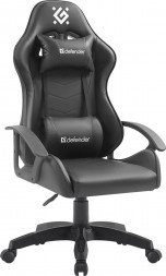 Кресло DEFENDER (64044) Oracle Черный карбон,класс 2,PU Черный