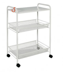 Этажерка ЗМИ Этажерка &quot;Ладья 33 КС&quot; на колесиках серая Э 356