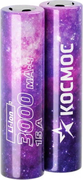 Аккумулятор КОСМОС KOC18650Li30UL20CS2 фуксия