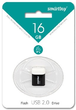 USB флеш SMARTBUY (SB16GBLARA-K) 16GB LARA BLACK