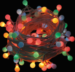 Электрогирлянда ВОЛШЕБНАЯ СТРАНА Электрогирлянда &quot;Шарики&quot; BEAD-100-5-MC LED 8238