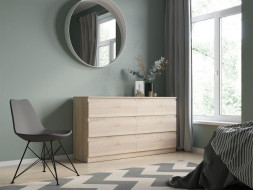 Комод НК-МЕБЕЛЬ STERN комод Т-6 (16 мм) 6-я Дуб Сонома 72676282 (2 кор.)