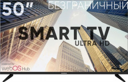 LED телевизор SOUNDMAX SM-LED50M04SU UHD SMART Безрамочный