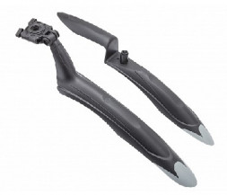 Крылья STELS Крылья 24"-26" XGNB-039А, пластиковые, чёрно-серые, комплект 610240 LU091562