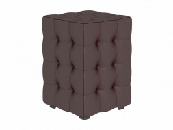 Пуф BONMEBEL Пуф Модерн-2 мини кожзам гольф коричневый (1 пак.)