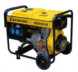 Генератор CHAMPION DG6501E Дизельный генератор