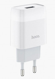 СЗУ HOCO (6931474712899) СЗУ HOCO C72A Glorious single port charger (белый)