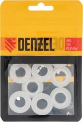 Сварочный аппарат DENZEL Кольцо газовой линзы для TIG горелки тип 26, 10 шт 93660